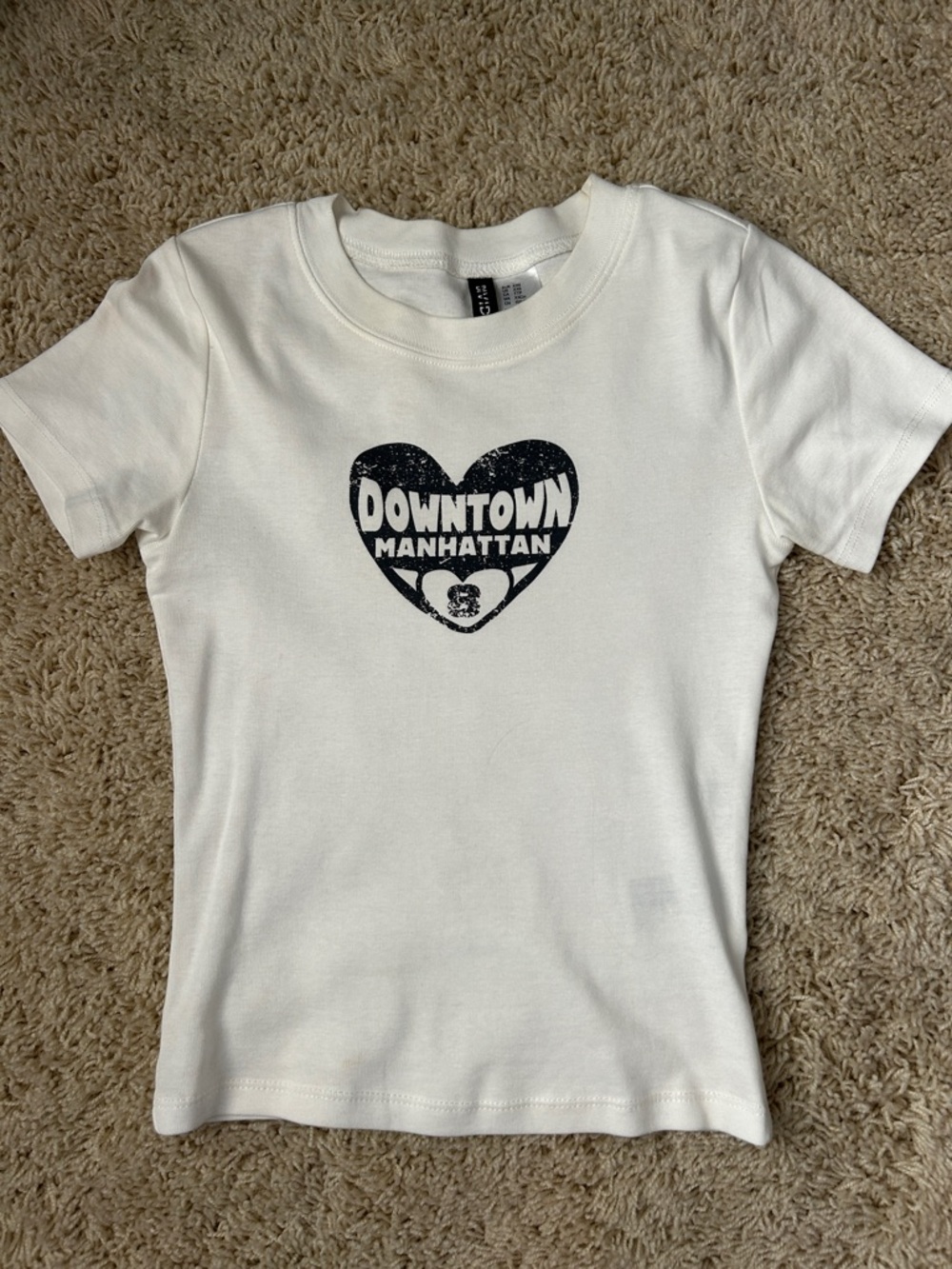 Divided White "Downtown Manhattan" Graphic Tee Size XXS